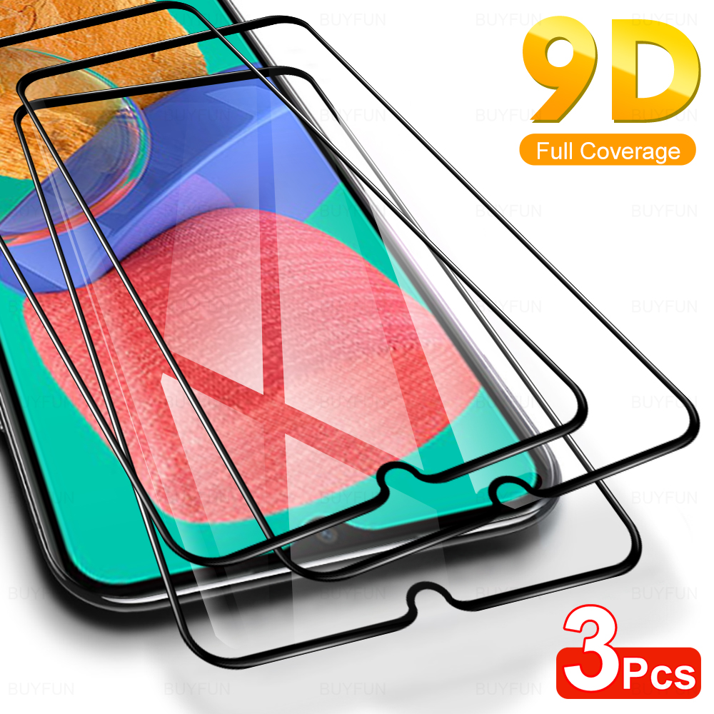 3Pcs Volle Abdeckung Glas Screen Protector Für Samsung Galaxy M33 M32 M 33 32 4G 5G GalaxyM33 auf Für SamsungM33 Schutz Film 6.6&quot;