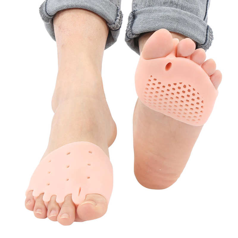 Voet Duim Eversie 5 Paar Siliconen Voet Duim Eversie Corrector Toe Orthese Separator Overlap Splitter Teen Juiste Separator
