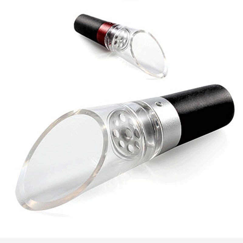 1 Uds. Aireador de vino tinto, tapón decantador de vino líquido de varios agujeros, herramienta para botellas de goma, accesorios de cocina y bar