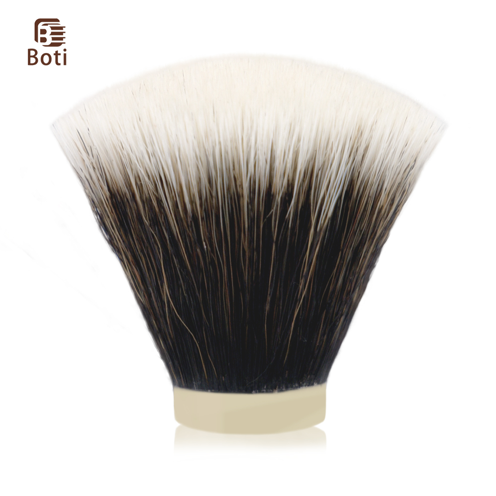 Boti Brush Tuxedo Ceiling Thick Hair 5th Fan Shape Synthetic Knot Men's Beard Styling and Foam with Wet Shave