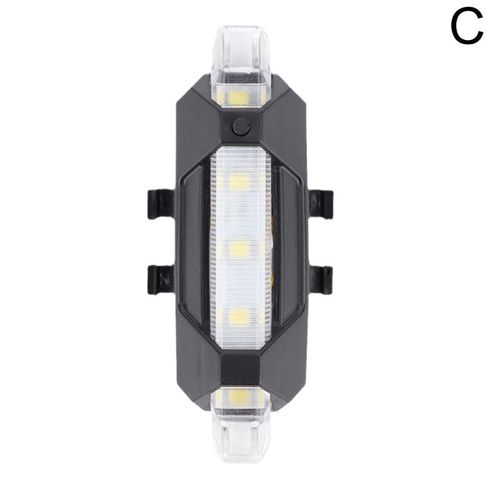 Cycling Tail Lights Rechargeable Bicycle Tail Lights Night Bike Mountain Lights Highway Safety Warning Back Bicycle Taillights: black