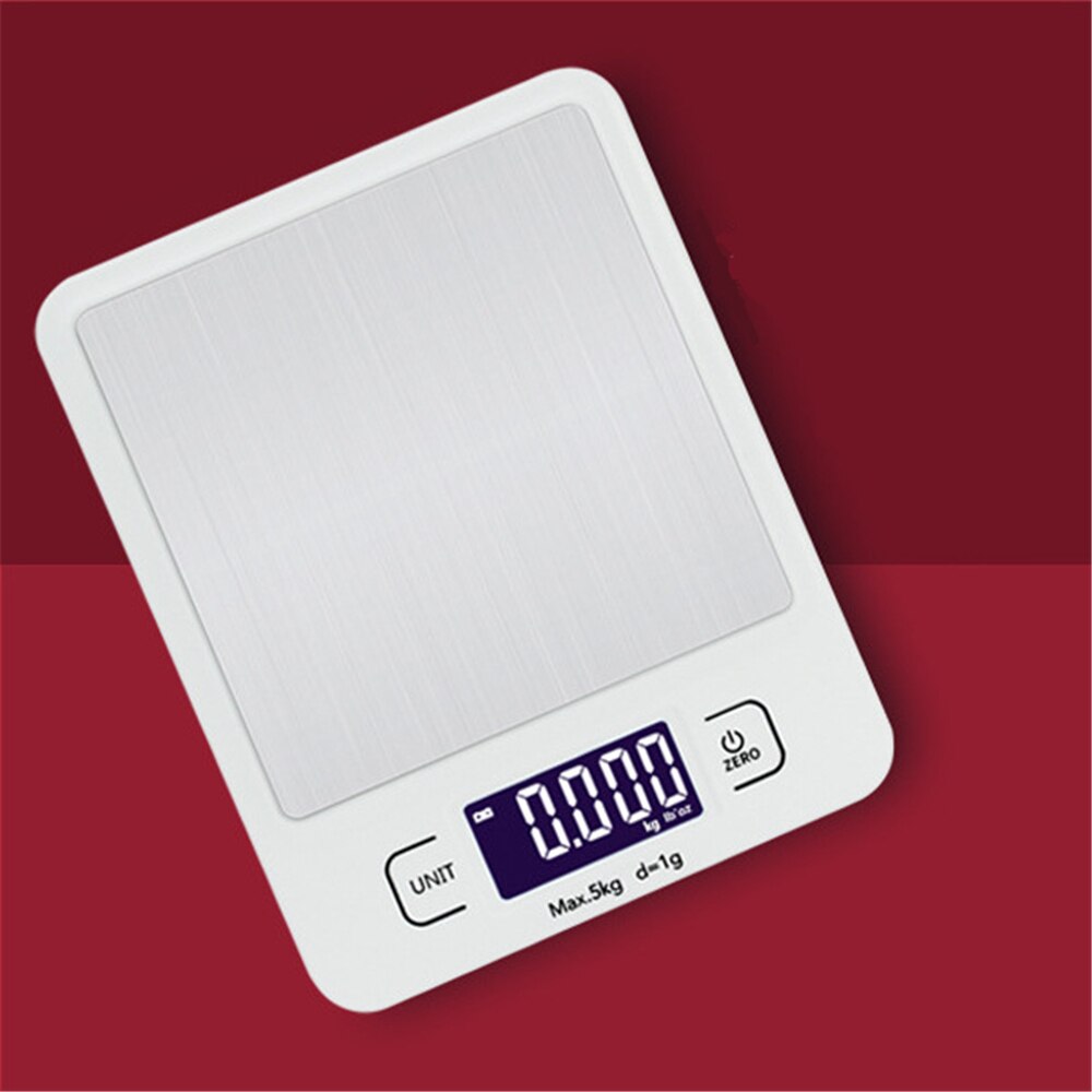 Electronic Scale for Kitchen Portable Scale with Touch Key LCD Screen High Precision USB Charging Scale Multi-unit Conversion