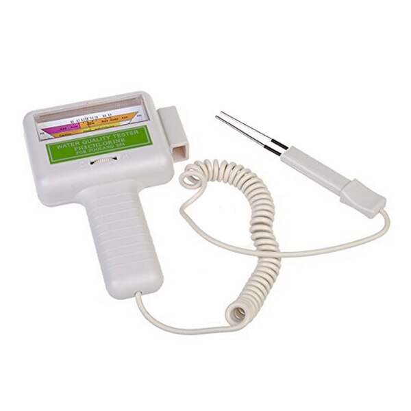 Vand ph /cl2 klor tester niveaumålere til swimmingpool spabade storskærm fysik 17.5*11.6*3.1 cm em88
