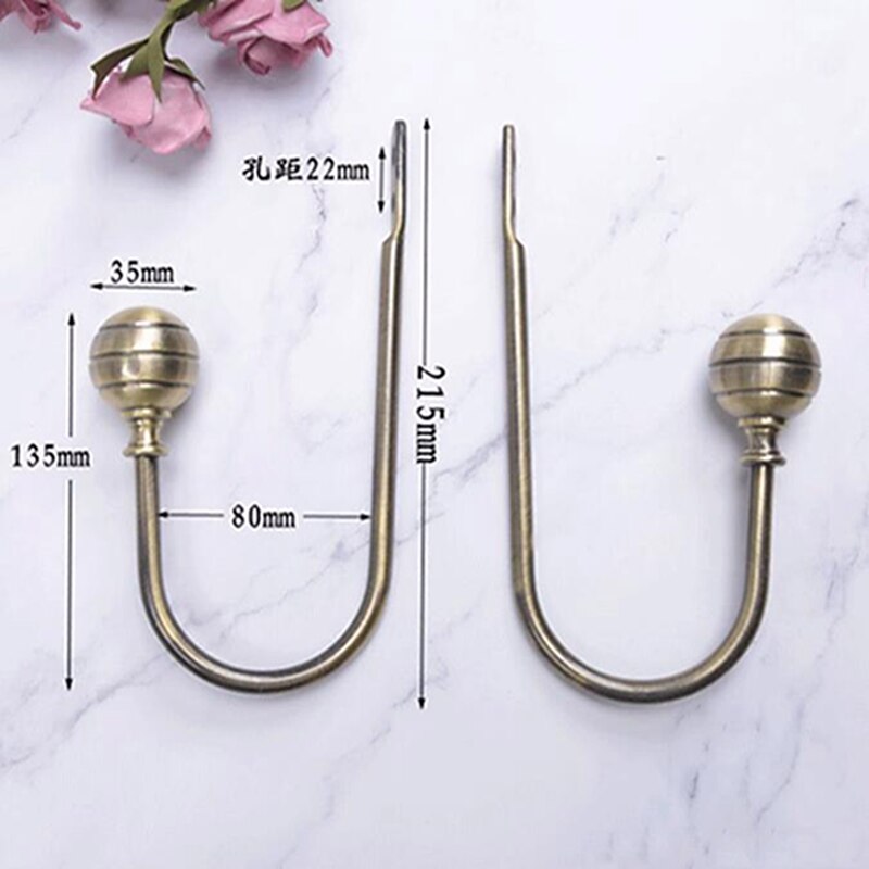 Curtain Wall Hook Base Round U-shaped Hooks Modern Window Hardware Accessories Curtainfashion Simple Style Home Decoration