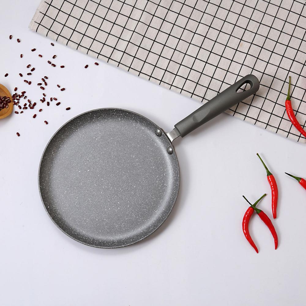 23cm pan for pancakes non-stick marble coating aluminum with soft touch bakelite handle induction pan pancake pan