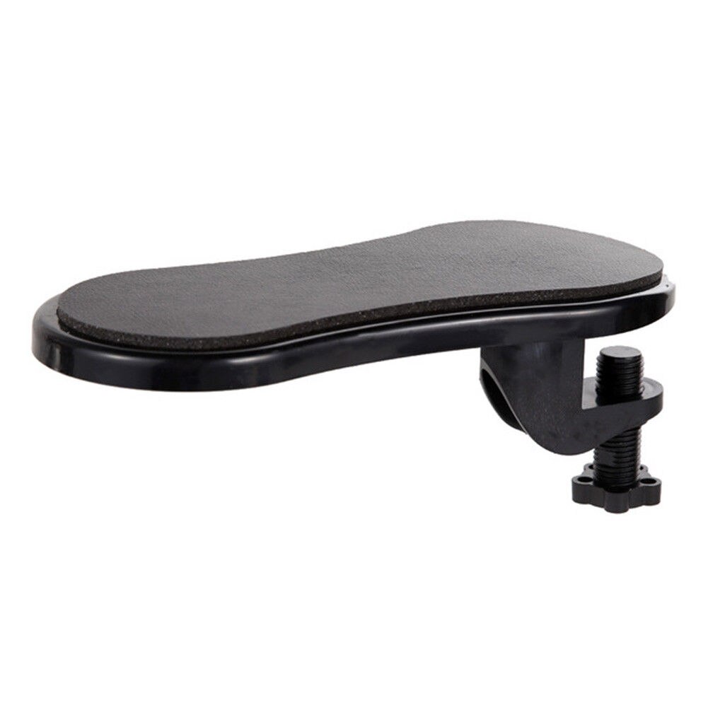 Universal Arm Rest Pad Computer Hand Bracket Support Pallet for Office Home Work THIN889: Black