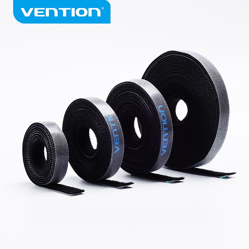 Vention-organizador para cabos, fita velcro para organizar cabo hdmi, fone de ouvido, microcabo usb tipo c