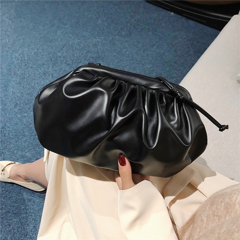 Bags for women Handbag Cloud bag Leather Lady Single Shoulder Dumpling Bag Wrinkle bag Messenger Bag bolsa