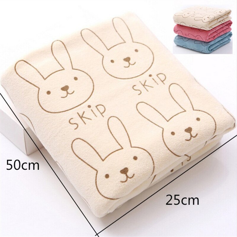 Newborn baby boys girls Rabbit Soft Microfiber Towel Baby Infant Newborn Washcloth Bath Towel Feeding Cloth