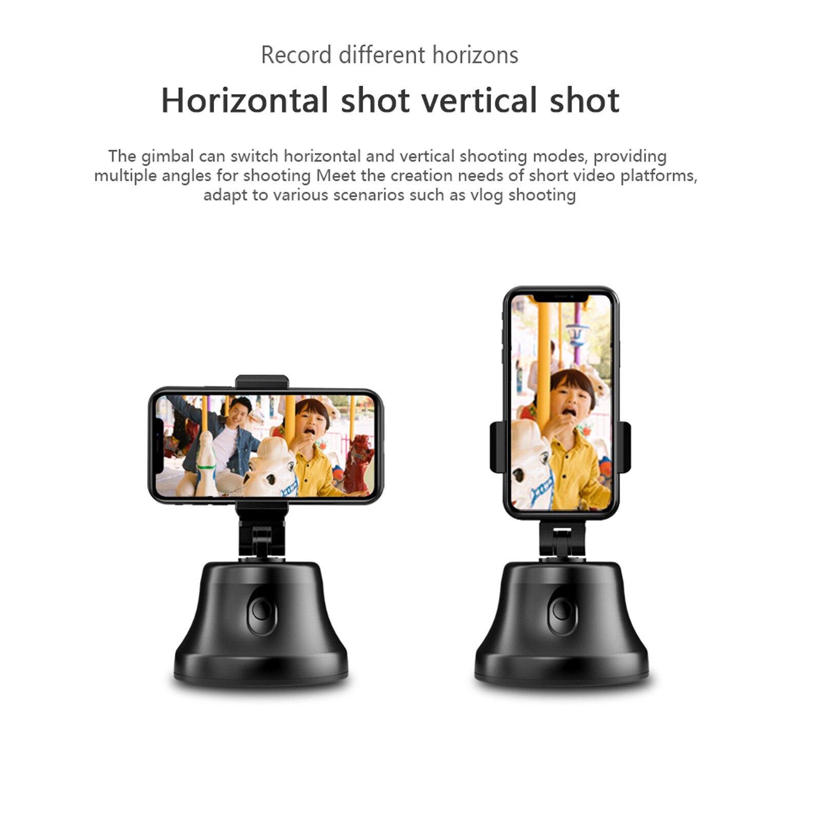 360 Degree Intelligent Tracking Stabilizer Stand Smartphone Stabilizer Object Tracking Face &object Recognition Smart Stabilizer