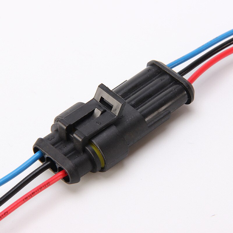 1 stk 3/4/5/6 pin bil vandtæt elektrisk stikstik med elektrisk ledningskabel auto ledningsstik stikkontakt ledningsnet