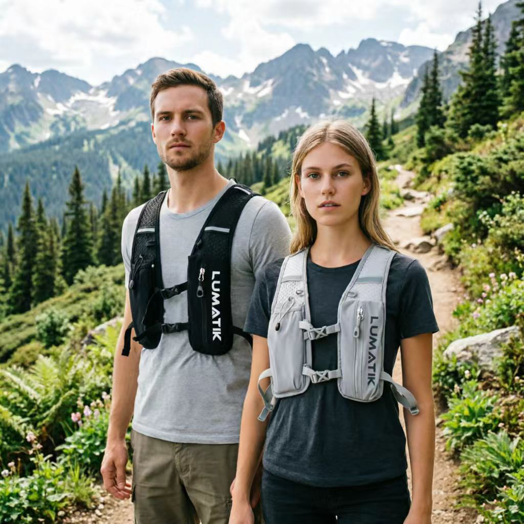 Ultraleichter überqueren-Land-draussen-Rucksack der LUMATIK, Radfahren, Sport, Fitness, Wandern, Wasserbeutel, atmungsaktiv, leicht, zum Laufen