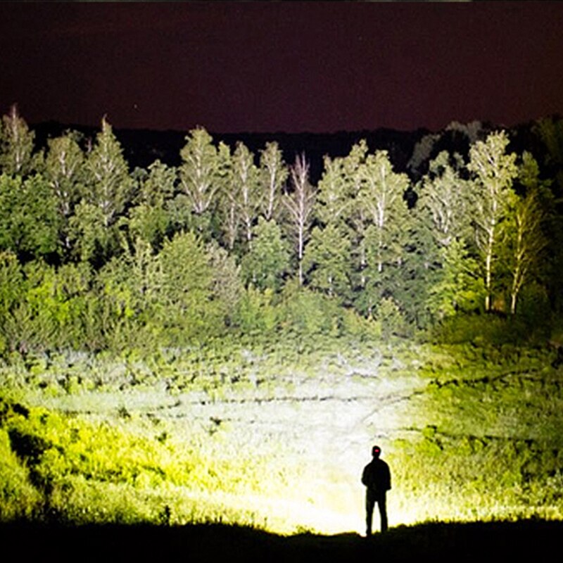 500000 lumen xhp 160 ledet kraftig hodelykt zoombar hodelykt lampe lommelykt 18650 batterier vanntett til camping hodelykt