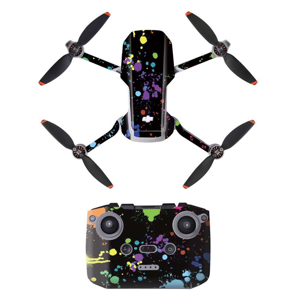 Wasserdicht DJI Mini 2 PVC Aufkleber Drohne Körper Haut Arm Fernbedienung Decals für DJI Mavic Mini 2 Fliegen Mehr combo Zubehör: 03