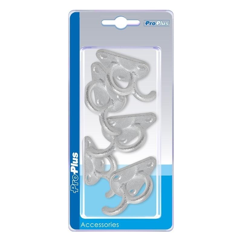 Haak Metalen Touw Met Eye 70X45Mm 5 Stuks In Blister