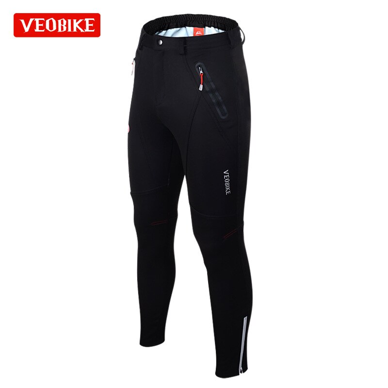 Vinter termisk fleece cykelbukser mænd cykling mtb cykeltøj cykelbukser løbe fitness kompressionstights