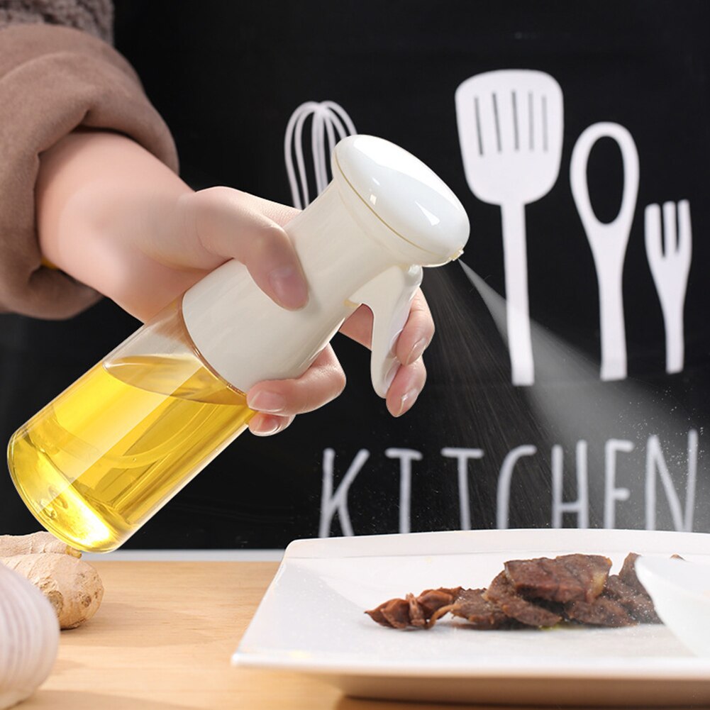 210ml oljedispenser baking matlaging olivenolje eddik gryte grille sprayflaske kokekar kjøkkentilbehør