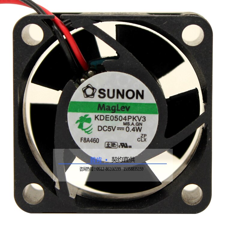 SUNON 5V 4CM Maglev bearing 4020 DC KDE0504PKV3 2lines cooling fan