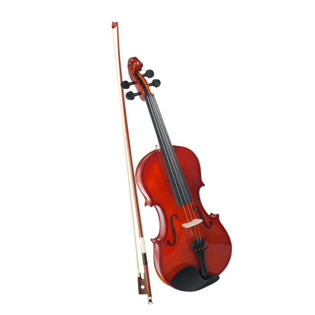 Kids 1/4 Violin Fiddle Spruce Wood W/ Case Musical Instrument for Students