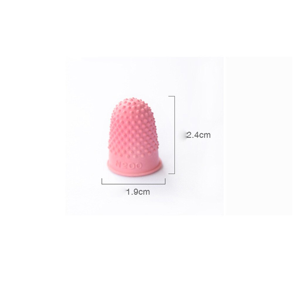 5 stücke Zählen Kegel Gummi Fingerhut Schutz NäHenne Quilter Silikon Finger Spitze Handwerk Hand NäHenne Küche Zubehör