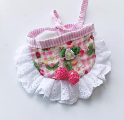 Süße Hund Lätzchen Haustier Welpe Hund Katze Spitze Bandana Halstuch Schal Zubehör Land Stil Kleine Mittelgroße Hunde Krawatte Dekor Zubehör: 4 / 21x13x50   10kg