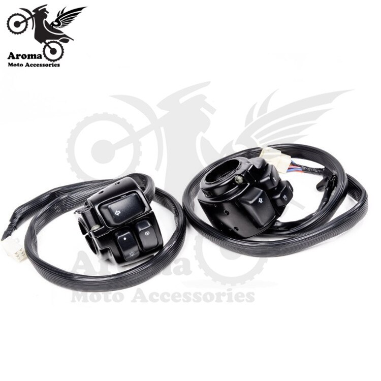 top metal retro motorcycle control for harley switch 25MM universal moto switches motorbike controller multi-function