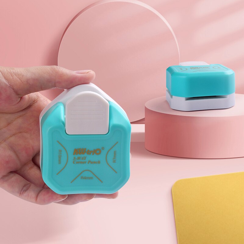 R4 R7 R10 3 In 1 Corner Rounder Papier Stoten Border Punch Ronde Hoek Paper Cutter Card Scrapbooking Voor Diy handgemaakte Ambachten