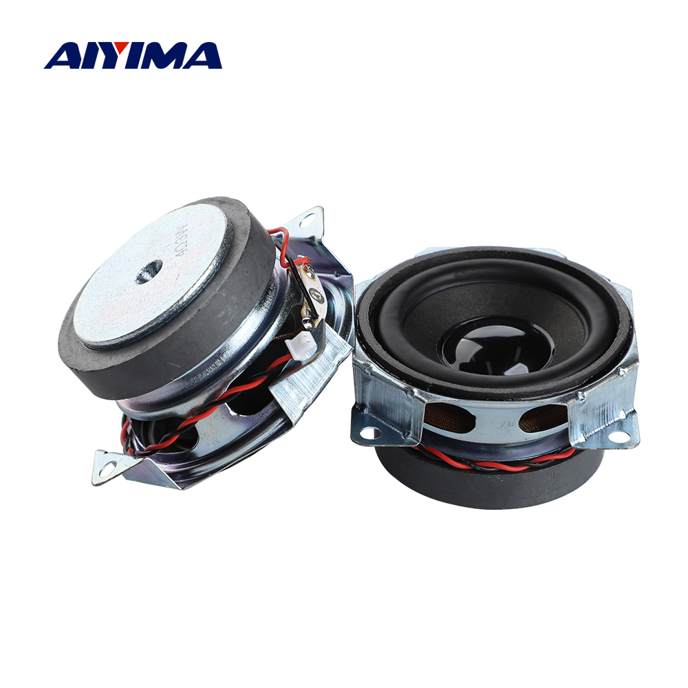 AIYIMA 2Pcs Full Range 4 Ohm 3W 2 Inch Speaker DIY Audio Portable Bluetooth Mini SpeakerHome Theater Music Sound Loudspeaker
