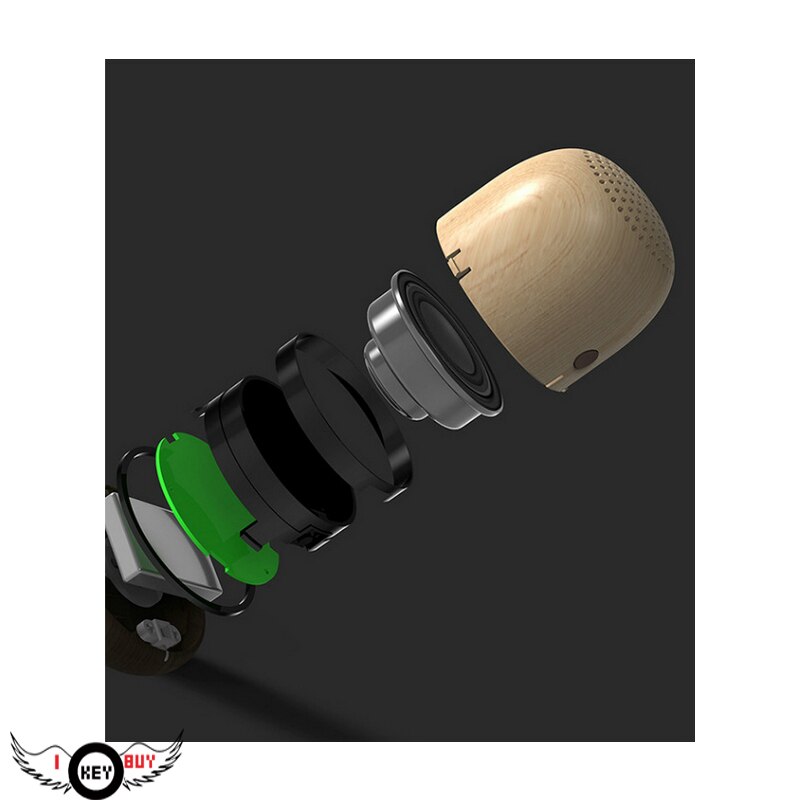 Portable Mini Speakers Small Cute Wooden Nut Shape For Computer Outdoor Car Phone Subwoofer Bluetooth Speaker 5V 2W