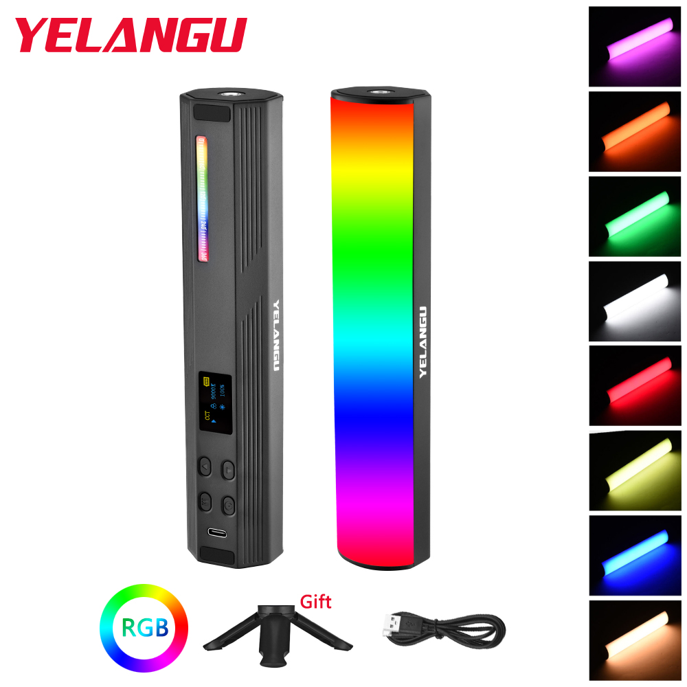 Mini Handheld LED Licht Stock Rohr Stock RGB Fotografie Licht 2500-9000K Magnet Fotografische Beleuchtung für Video Vlog füllen Licht