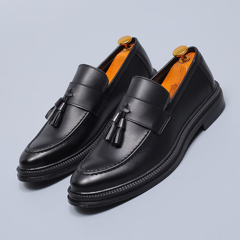 Chaussures habillées pour hommes, chaussures de mariage formelles, chaussures en cuir, chaussures d'affaires décontractées, chaussures plates pour hommes, chaussures oxford