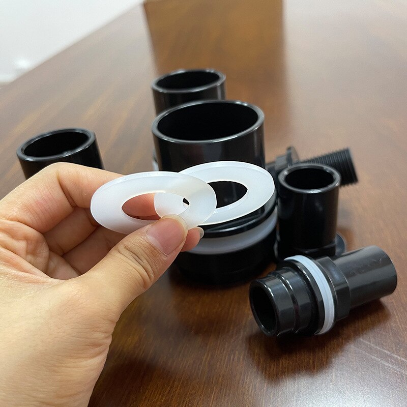 Fish Tank Upper And Lower Water Pipe Fittings Aquarium Fittings Plastic Fittings Fittings Downpipe Silicone Plastic Fittings