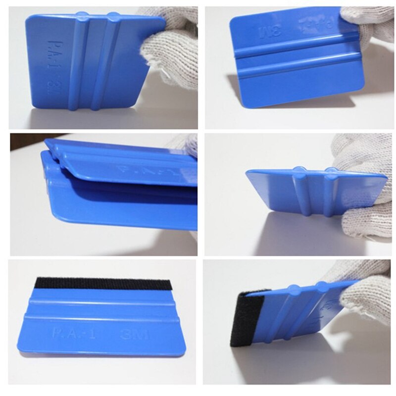 Vinyl Film Car Felt Edge Squeegee Scraper Auto Car Styling Window Tints Tool For Car Foil Square Scraping Maintenance Accessorie