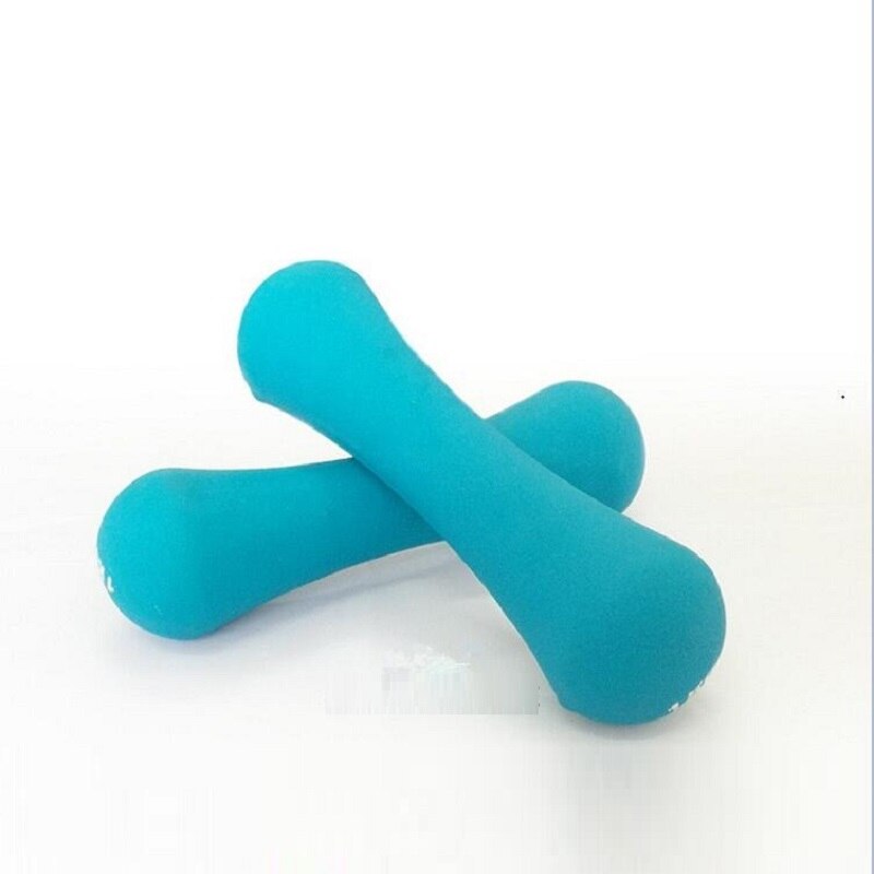 Plastic dip in dumbbell for women fitness dumbbells fitness weight dumbbells fitness body exercise dumbell kettlebell 1kg*2pcs: Blue