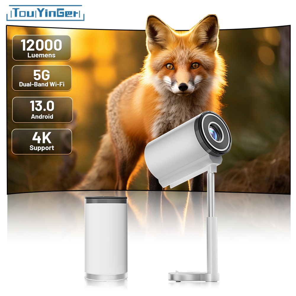 Touyinger X9 Pro Mini Portable Projector 4K Beamer full hd Android 13 Video Led projector for Movies 3D Beam Home Theater