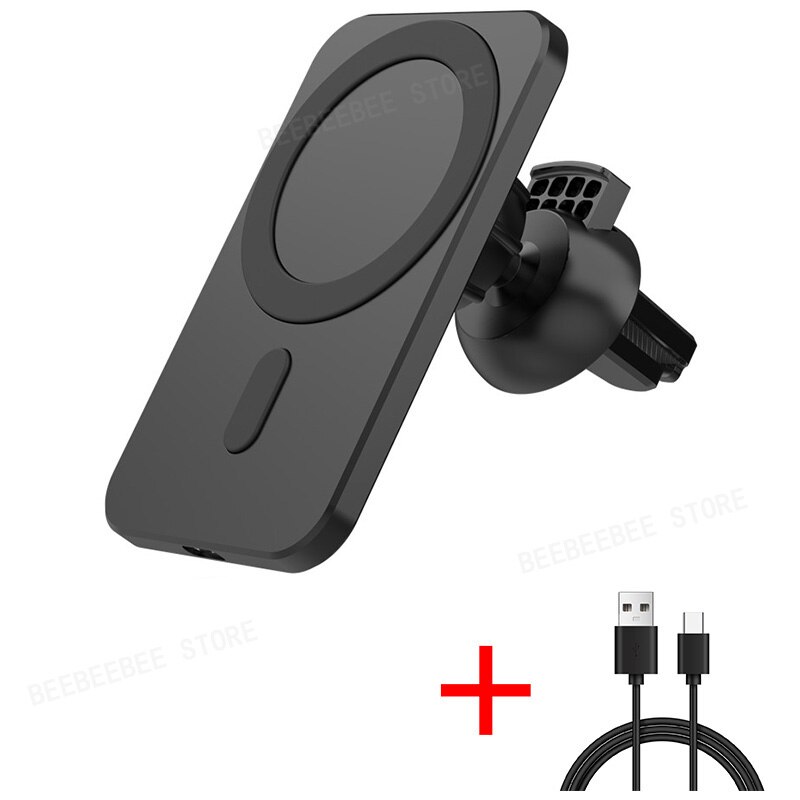 Soporte magnético para teléfono móvil, cargador inalámbrico de 15W para iPhone 12 Pro Max mini: 003