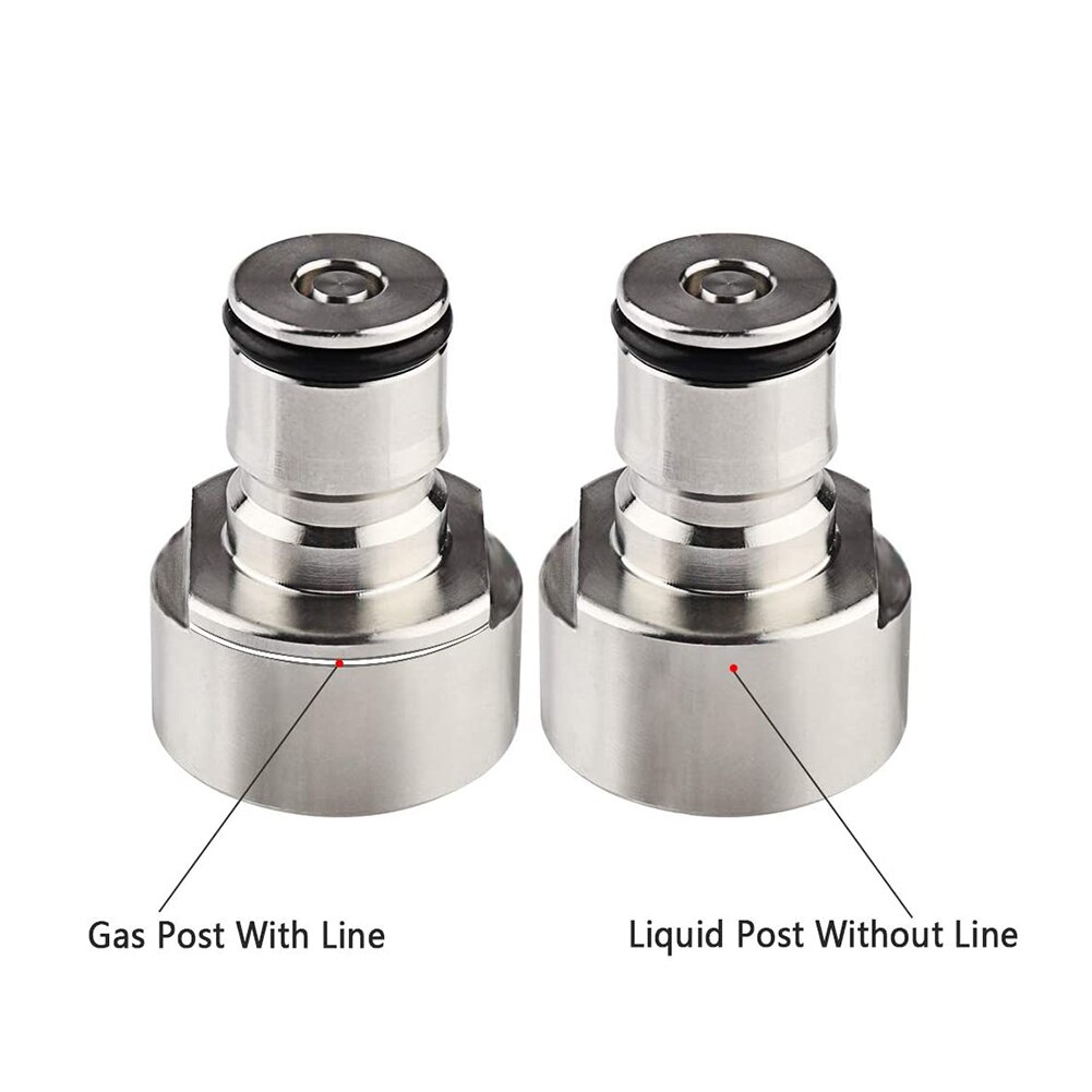 2 st rostfritt stål 5/8 npt gänga kullås fat koppling adapter konverteringssats bärbar lätt att installera fat koppling adapter