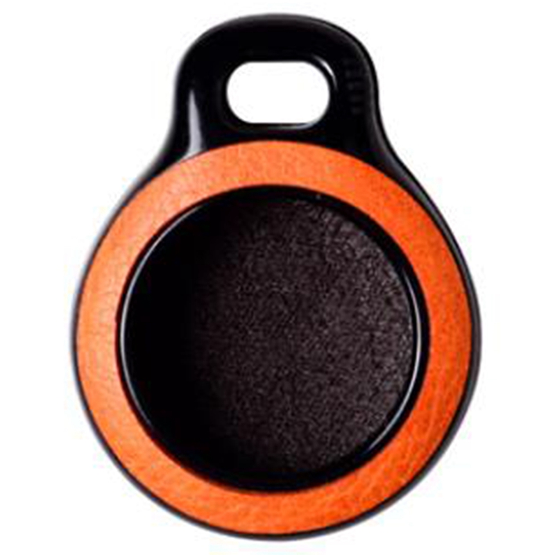 Anti-verlust-schutzhülle für apple airtag, lederhülle, geeignet für apple tracker-geräte: Orange