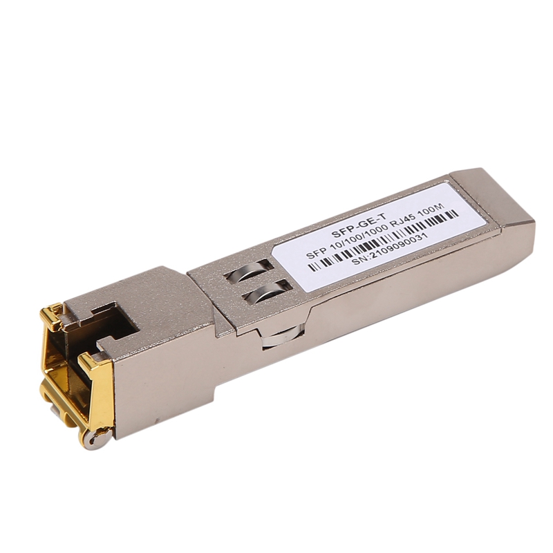 4X Sfp Module RJ45 Schakelaar Gbic 10/100/1000 Connector Sfp Koper RJ45 Sfp Module Gigabit Ethernet Poort