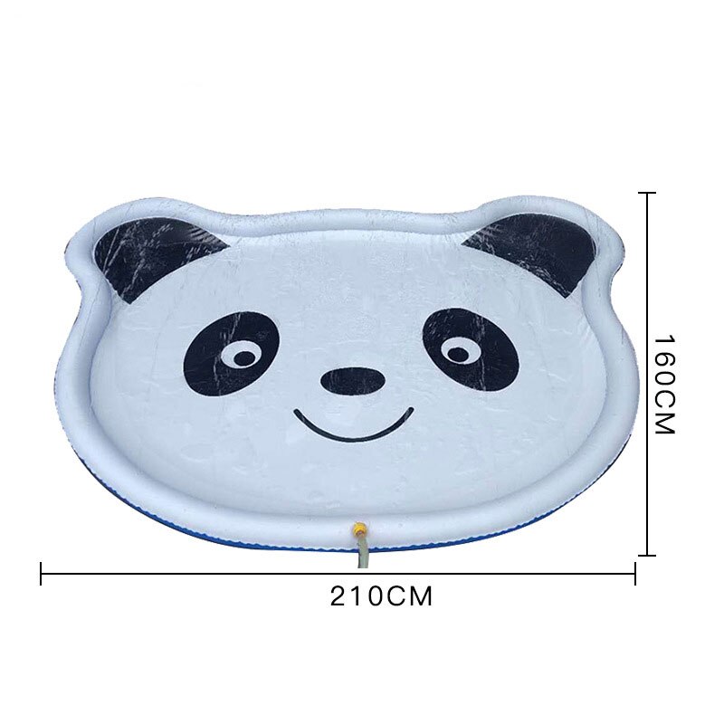 Panda karton aufblasbare polsterung freundlicher spaß wasser sprühen polsterung aufblasbare spielzeug für schwimmen draussen Schwimmbad für freundlicher sommer spielzeug: Ursprünglich Titel