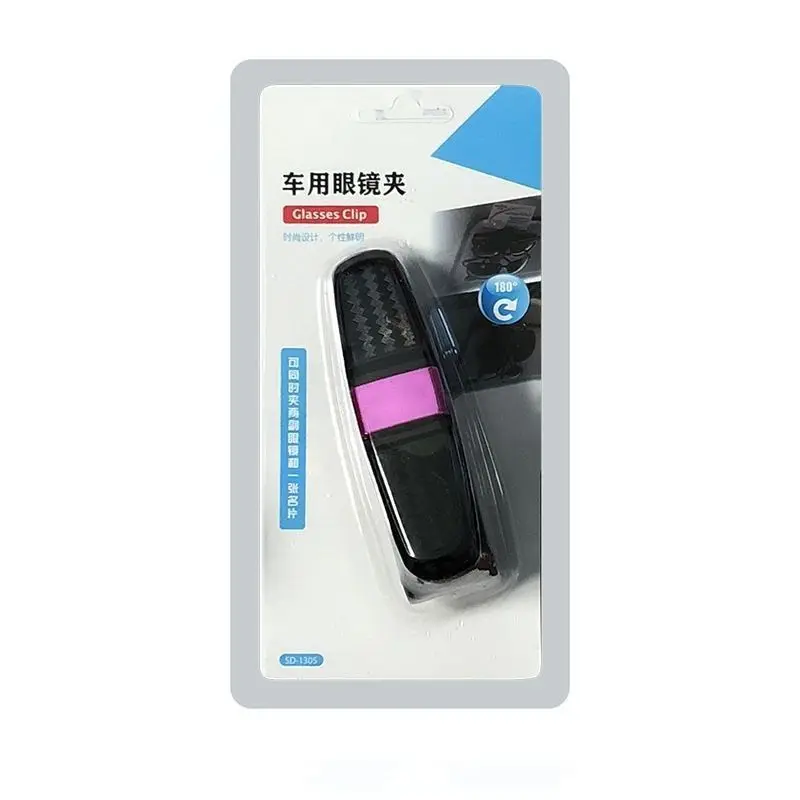 Auto Brilhouder Auto Zonneklep Bril Houder Zonnebril Clip Kaart Houder Pen Case Clip Box Universele Accessoires: Oranje