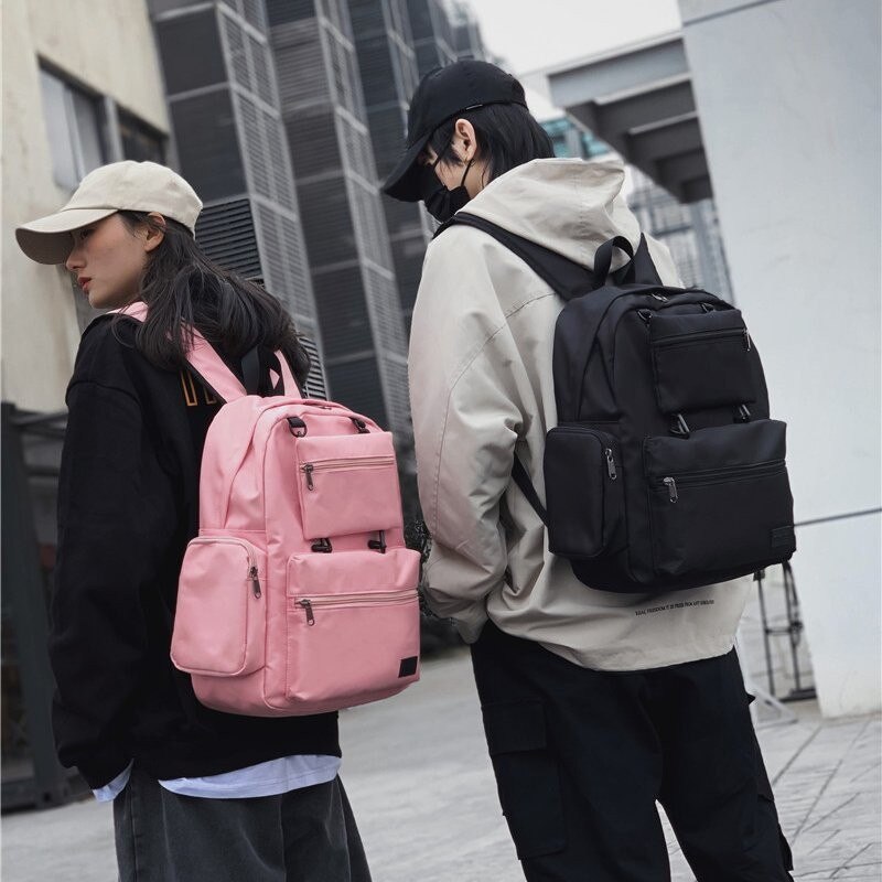 Sommer-damenrucksack Ich bin harajuku-stil aus wasserdichtem Nylon, reisetasche mit großem fassungsvermöGen, schulrucksack für Teenager-mädchen