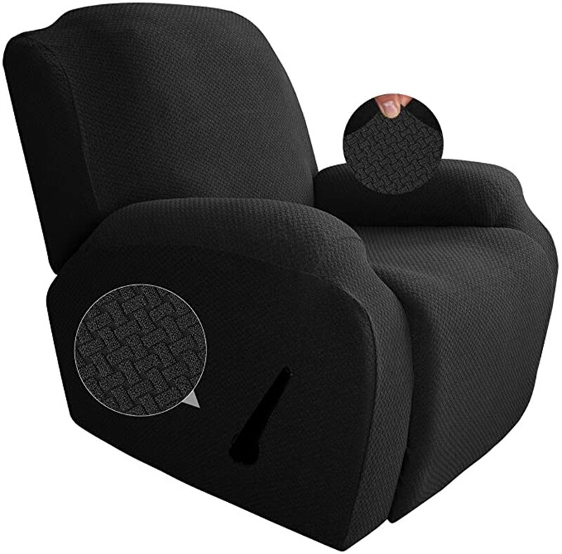 Jacquard Recliner Chair Cover All-inclusive Massage Arm Chair Covers Spandex Lounger Seatcover Single Seat Sofa Couch Slipcover: A8 Recliner Cover