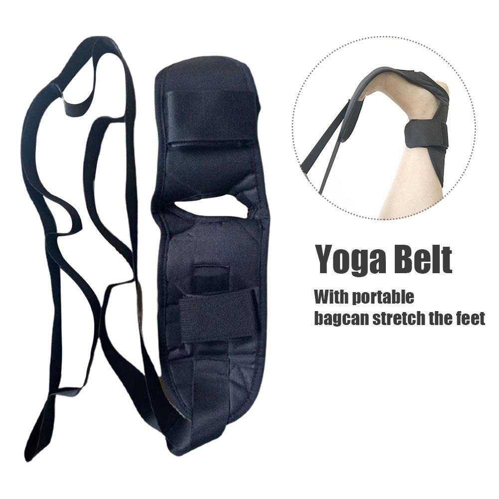 Fitness Foot Flexibility With Loop Plantar Fasciitis Training Resistance Band Yoga Belt Stretch Legs Rehabilitation Workouts