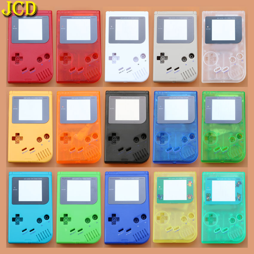 JCD 1PCS 15 di Colore Per GameBoy Classico Gioco di Ricambio di Plastica Borsette Copertura per Nintend GB Console FAI DA TE Alloggiamento Pieno per GB Caso