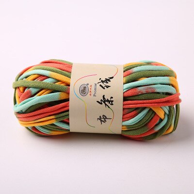 Fils de tissu fantaisie pour sac à crochet | Fil mélangé en coton doux fait à la main, coussin de couverture pour tricot à la main 2cm 30m: 7