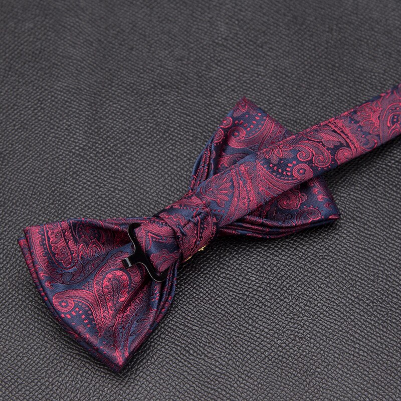 Men Luxurious Bowtie Groom Solid Dot Cravat Gravata Butterfly Wedding Bow Ties Male Accessories for Mens Tie