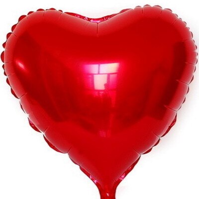 36 tommer 10 stk hjerte kjærlighet ballonger oppblåsbar folie ballong bryllup valentin dag dekorasjoner helium ballong jeg elsker deg globos: 36 tommer 10 stk rød