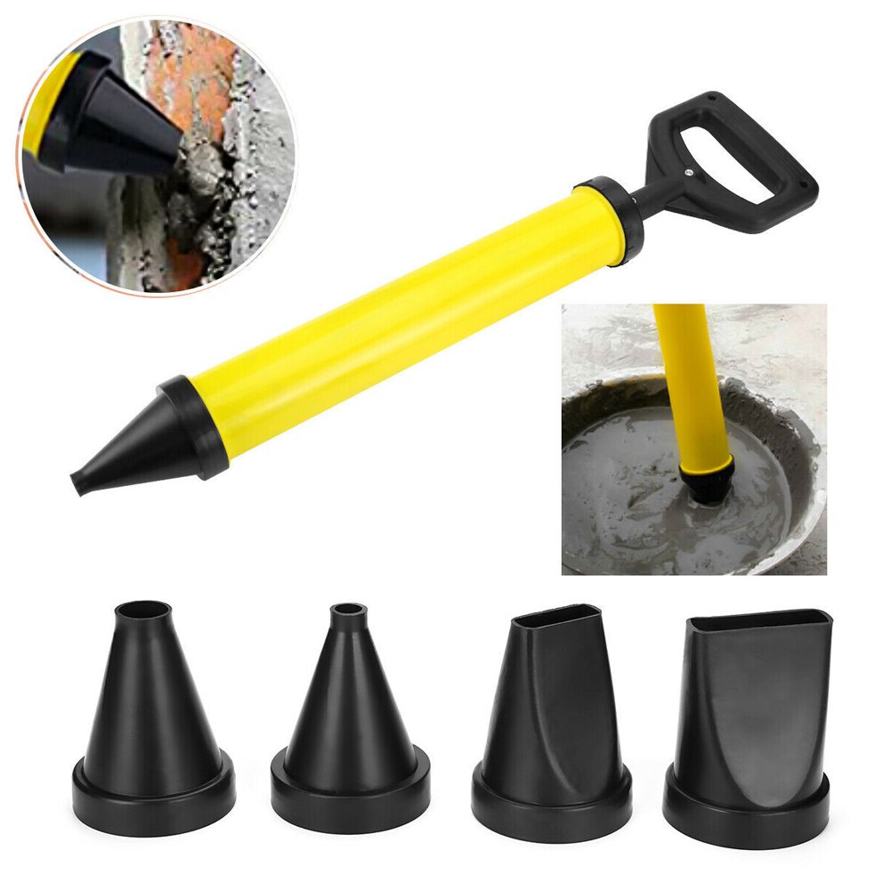 4 Nozzles Manual Caulking Gun cement sprayer applicator Pointing mortar Lime syringe Pump window Door Gap filling Repair tools