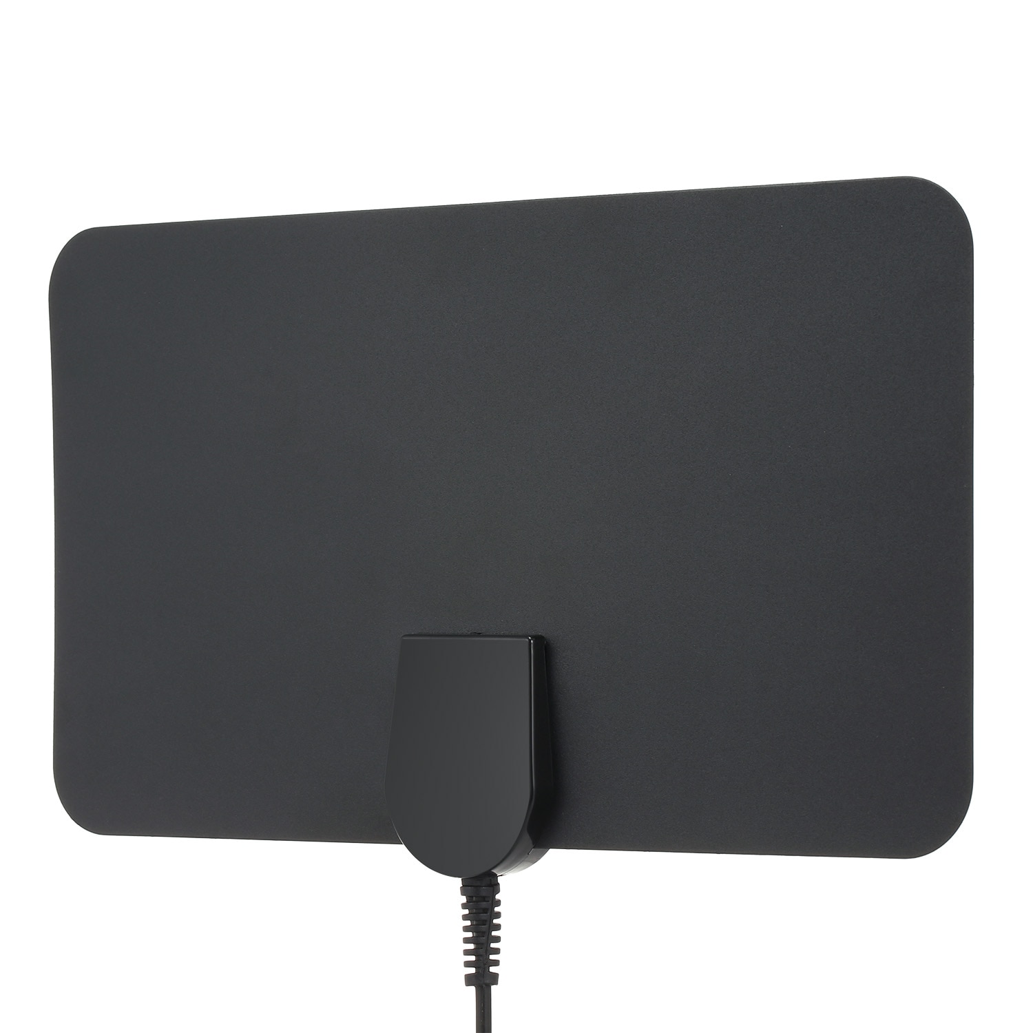 Antena tv digital hd interna, painel plano uhf fm hdtv, receptor de sinal digital de tv preto